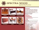 Website Snapshot of SPECTRA WOOD